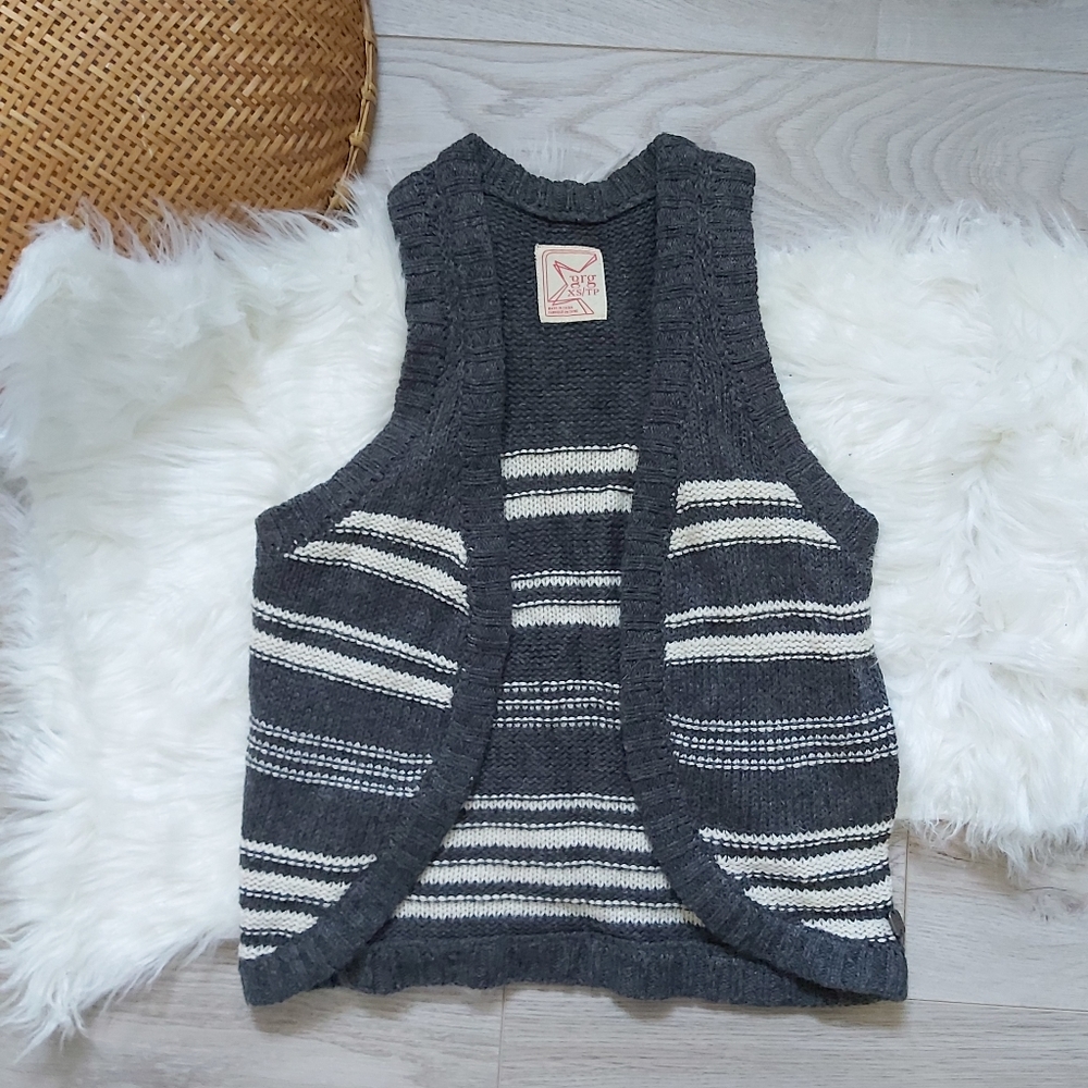 Garage Boho Wool Sweater Vest